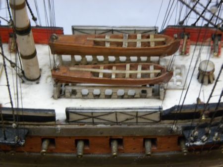 Modèle de ponton conçu vers 1800.